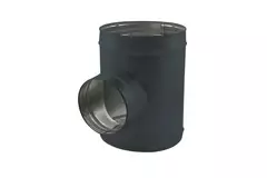 Raccordo a T Ø 150 mm - Ø 150 mm per tubo spiro (90°) - personalizzazione RAL7016
