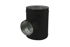 Raccordo a T Ø 315 mm - Ø 315 mm per tubo spiro (90°) - personalizzazione RAL9005