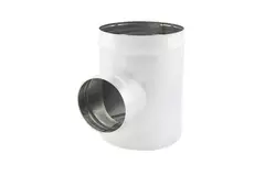 Raccordo a T Ø 315 mm - Ø 200 mm per tubo spiro (90°) - personalizzazione RAL9010