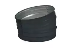 Curva tonda Spiro 15° Ø 125 mm - personalizzazione RAL7016