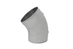 Curva tonda spiro 45° Ø 250 mm per tubo spiro - personalizzazione RAL7035