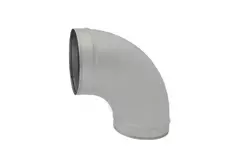 Curva tonda spiro 90° Ø 200 mm per tubo spiro - personalizzazione RAL7035