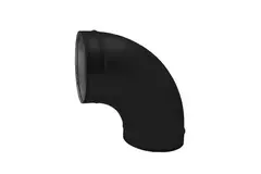 Curva tonda spiro 90° Ø 125 mm per tubo spiro - personalizzazione - maatwerk RAL9005