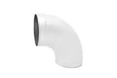 Curva tonda spiro 90° Ø 80 mm per tubo spiro - personalizzazione RAL9010