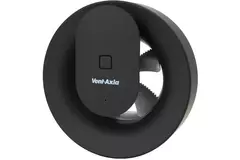 Ventilatore da bagno Svara con timer, sensore di umidità e sensore di luce, 100-125 mm (controllabile tramite app) NERO