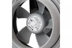 Ventilatore da bagno Svara con timer, sensore di umidità e sensore di luce, 100-125 mm (controllabile tramite app) NERO