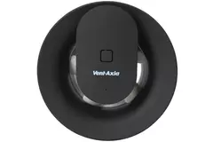 Ventilatore da bagno Svara con timer, sensore di umidità e sensore di luce, 100-125 mm (controllabile tramite app) NERO