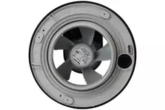 Ventilatore da bagno Svara con timer, sensore di umidità e sensore di luce, 100-125 mm (controllabile tramite app) NERO