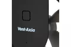 Ventilatore da bagno Svara con timer, sensore di umidità e sensore di luce, 100-125 mm (controllabile tramite app) NERO
