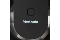 Ventilatore da bagno Svara con timer, sensore di umidità e sensore di luce, 100-125 mm (controllabile tramite app) NERO