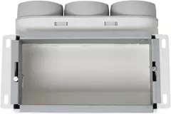 Vent-Axia Uniflexplus alloggiamento a parete superiore 3 x Ø69 incl. 2 x Ø69 mm coperchi di tenuta