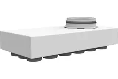 Vent-Axia Uniflexplus scatola di distribuzione principale 18 x Ø69 mm attacco inferiore con manicotto Ø180 mm