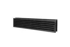 Griglia per porta 450x92 mm nera - VR459M