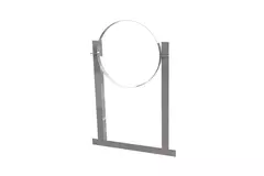 Staffa per tetto in alluminio per tubo spiro diametro 125 mm