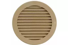Griglia con alette diametro 125 mm beige - VR125Y