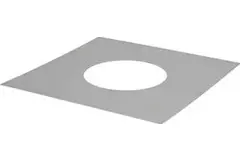Piastra di copertura diametro 600 mm quadrata I304 (D0,6)