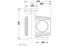 Orcon Compact 10P 320 m³/h - spina perilex