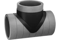Raccordo a T isolato EPS diametro 125mm