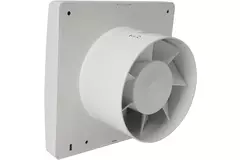 Aspiratore per il bagno Ø 100 mm bianco con sportello di chiusura automatico e timer - versione lusso X100ZHT
