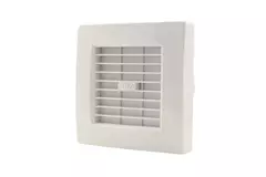 Europlast aspiratore per il bagno Ø 100 mm bianco con sportello di chiusura automatico - deluxe X100Z