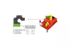 Serranda tagliafuoco rettangolare a funzionamento manuale - E-FD25 600x500 R