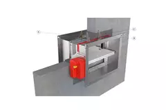 Serranda tagliafuoco rettangolare a funzionamento manuale - E-FD25 600x500 R