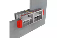 Serranda tagliafuoco rettangolare a funzionamento manuale - E-FD25 600x500 R