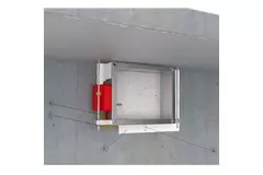 Serranda tagliafuoco rettangolare a funzionamento manuale - E-FD25 600x500 R