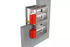 Serranda tagliafuoco rettangolare a funzionamento manuale - E-FD25 600x500 R