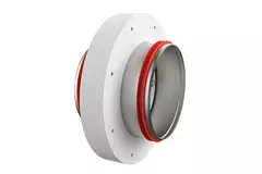 Serranda tagliafuoco rotonda compatta 630 mm servomotore 24V - E-FDC DD M24 D630