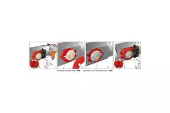 Sensore di fumo 24V per serranda tagliafuoco circolare 355 mm - E-FDC A SSA D355 24
