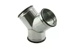 Raccordo a Y 45° Ø 100 mm - 100 mm per tubo spiro