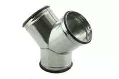 Raccordo a Y 45° Ø 80 mm - 80 mm per tubo spiro