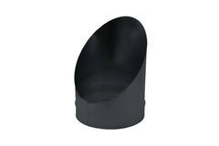 Tubo diffusore diametro 125 mm 45 gradi (Sendz. Verz.) RAL7016
