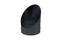 Tubo diffusore diametro 100 mm 45 gradi (Sendz. Verz.) RAL7016