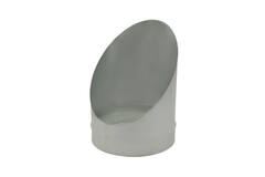 Tubo diffusore diametro 160mm 45 gradi (Sendz. Verz.) RAL7035