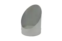 Tubo diffusore diametro 100 mm 45 gradi (Sendz. Verz.) RAL7035