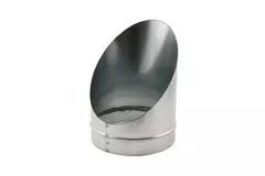 Griglia per tubo 45 gradi con diametro della rete: 100 mm