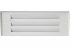 Griglia per parete esterna a superficie 300 mm x 100 mm BIANCA