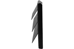 Griglia a parete esterna montata in superficie 300 mm x 100 mm NERO