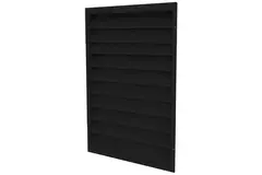 Diffusore da muro esterno 300x1000 in acciaio con alette fisse - colore misto RAL 9005