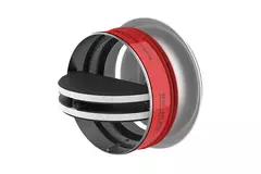 Serranda tagliafuoco circolare 200 mm con valvola di ventilazione - E-BFDC V EI120S D200