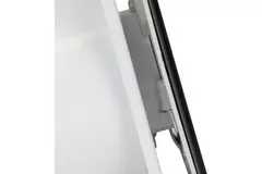 Aspiratore per il bagno Ø 125 mm con timer - pannello frontale di vetro dorato satinato