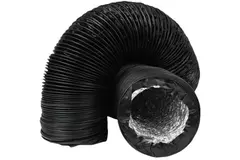 Tubo di ventilazione Combidec in alluminio con strato esterno in poliestere NERO Ø 160 mm (10 metri)