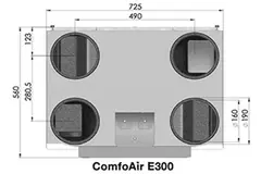 Zehnder Stork ComfoAir E300 R + modulo RF