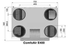 Zehnder Stork ComfoAir E400 L modulo RF