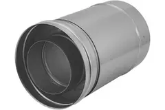 Pezzo scorrevole concentrico diametro 80 - 125 mm I316L/I304 (D 0,5/0,5) (incl.  gomme di tenuta tubo interno)