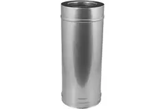 Tubo concentrico diametro 80 - 125 mm L500 I316L/I304 (D 0,5/0,5) (incl.  gomme di tenuta tubo interno)