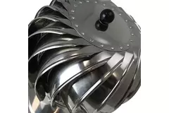 Aspiratore da tetto eolico Cowl 200 mm acciaio inox faldale tetto incluso - 115 m3/h