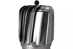 Aspiratore da tetto eolico Cowl 150 mm acciaio inox faldale tetto incluso - 325 m3/h